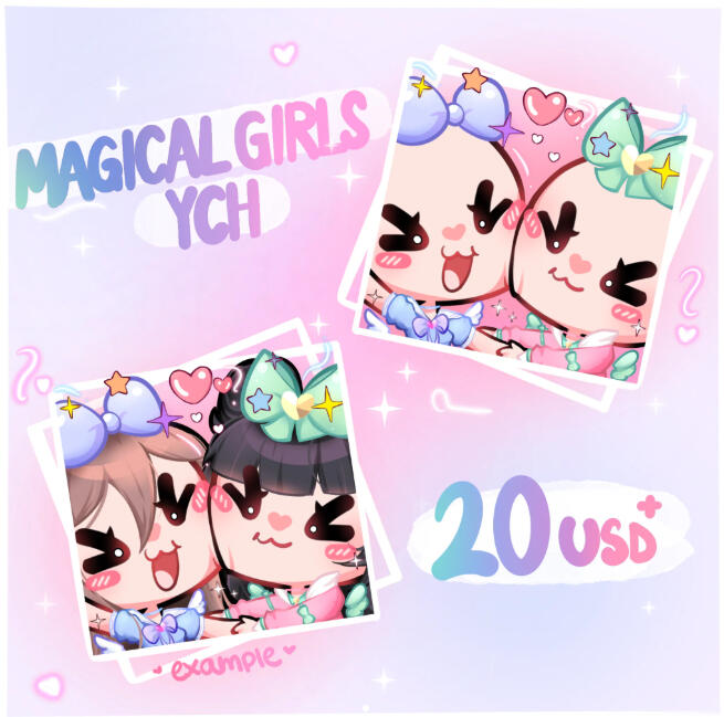 MAGICAL GIRLIES YCH